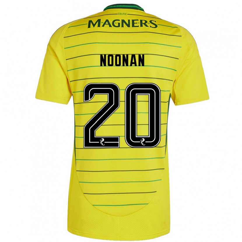 Danxen Heren Saoirse Noonan #20 Geel Uitshirt Uittenue 2024/25 T-Shirt