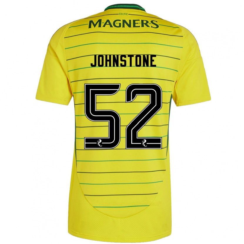 Danxen Heren Rachael Johnstone #52 Geel Uitshirt Uittenue 2024/25 T-Shirt