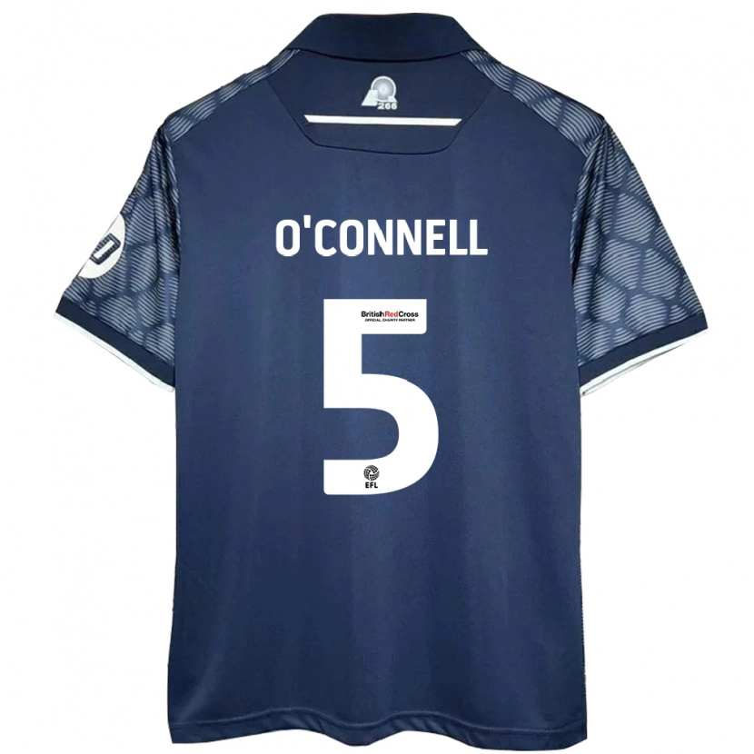 Danxen Heren Eoghan O'connell #5 Zwart Uitshirt Uittenue 2024/25 T-Shirt