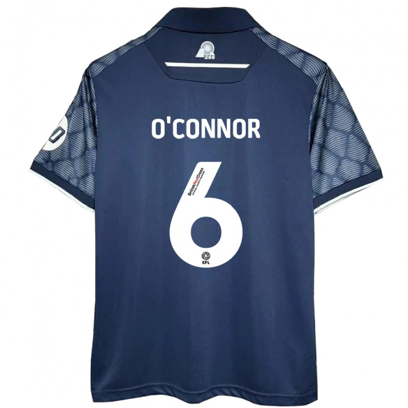 Danxen Heren Thomas O'connor #6 Zwart Uitshirt Uittenue 2024/25 T-Shirt