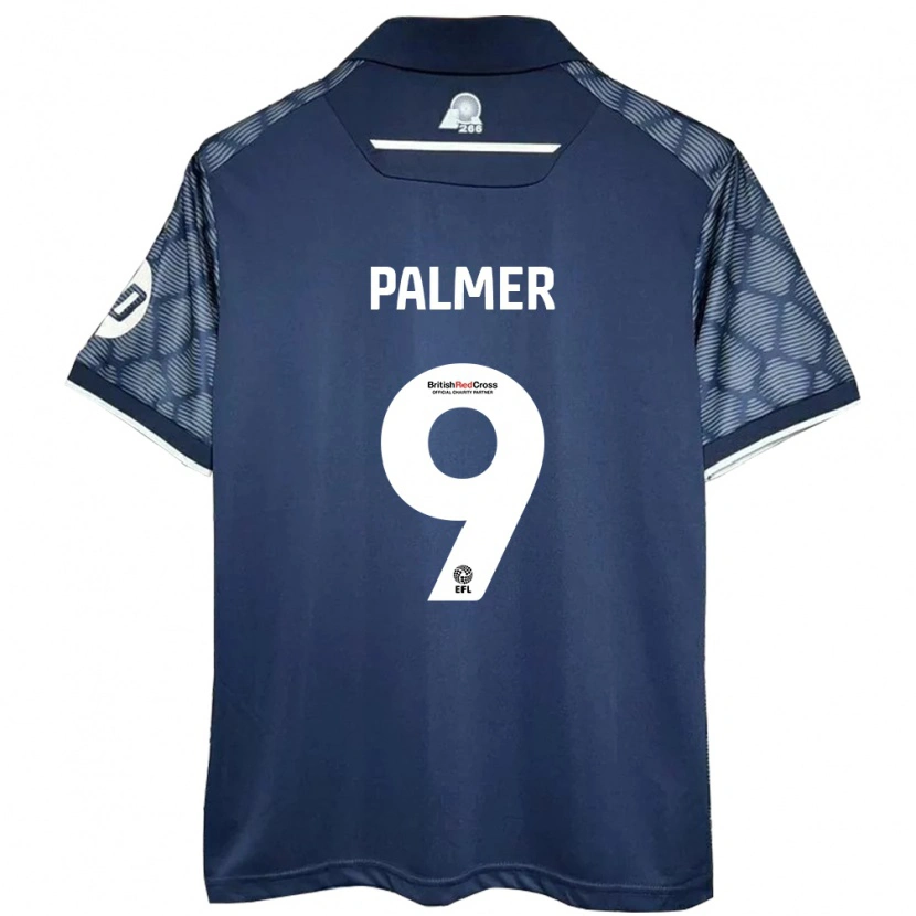 Danxen Heren Ollie Palmer #9 Zwart Uitshirt Uittenue 2024/25 T-Shirt