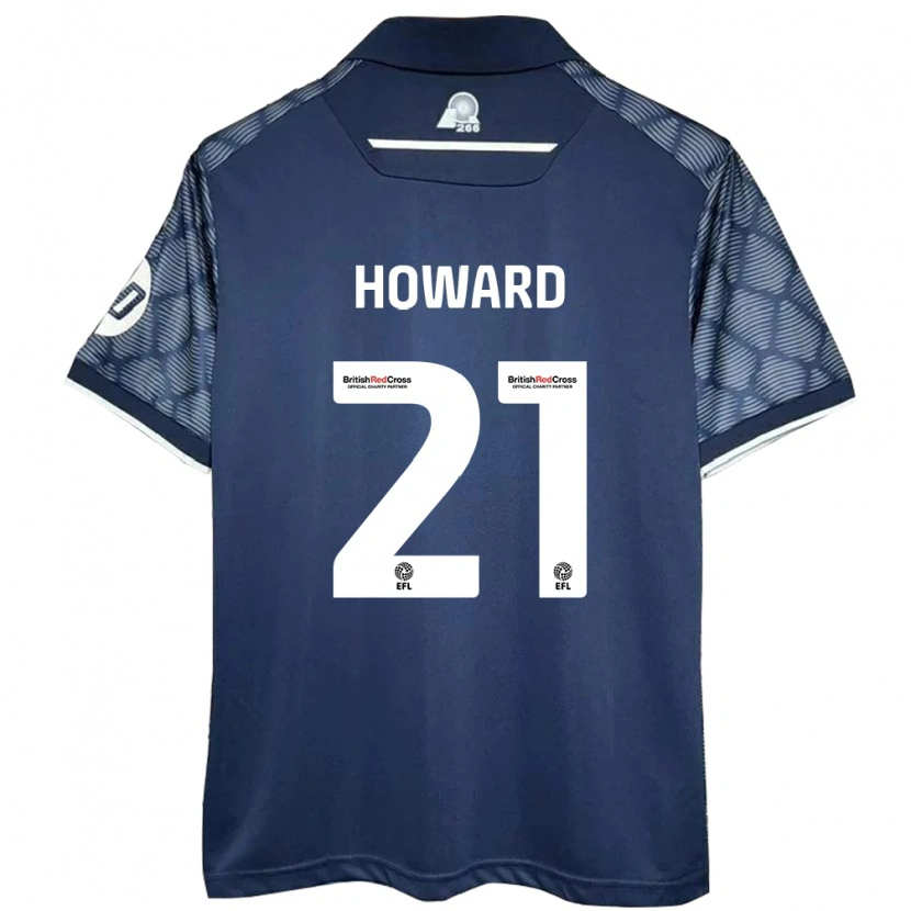 Danxen Heren Mark Howard #21 Zwart Uitshirt Uittenue 2024/25 T-Shirt