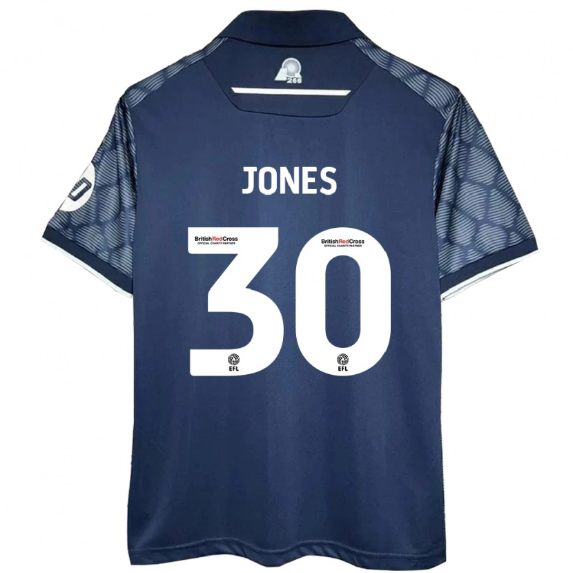 Danxen Heren James Jones #30 Zwart Uitshirt Uittenue 2024/25 T-Shirt