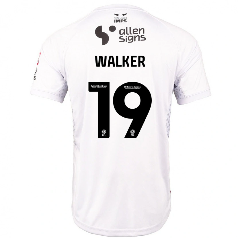 Danxen Heren Tyler Walker #19 Rood Wit Uitshirt Uittenue 2024/25 T-Shirt