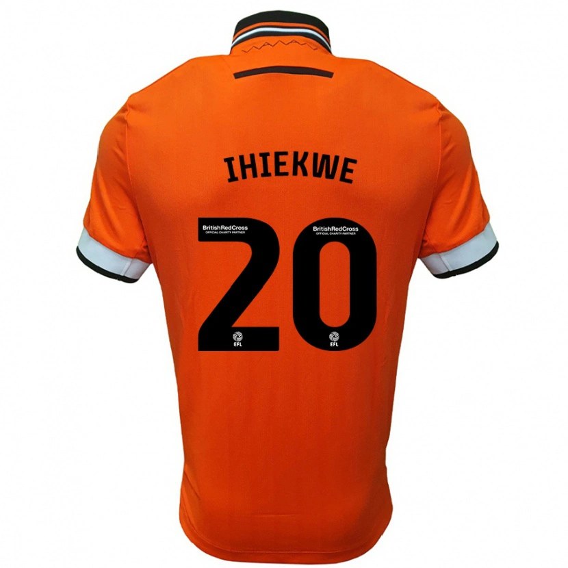 Danxen Heren Michael Ihiekwe #20 Oranje Wit Uitshirt Uittenue 2024/25 T-Shirt