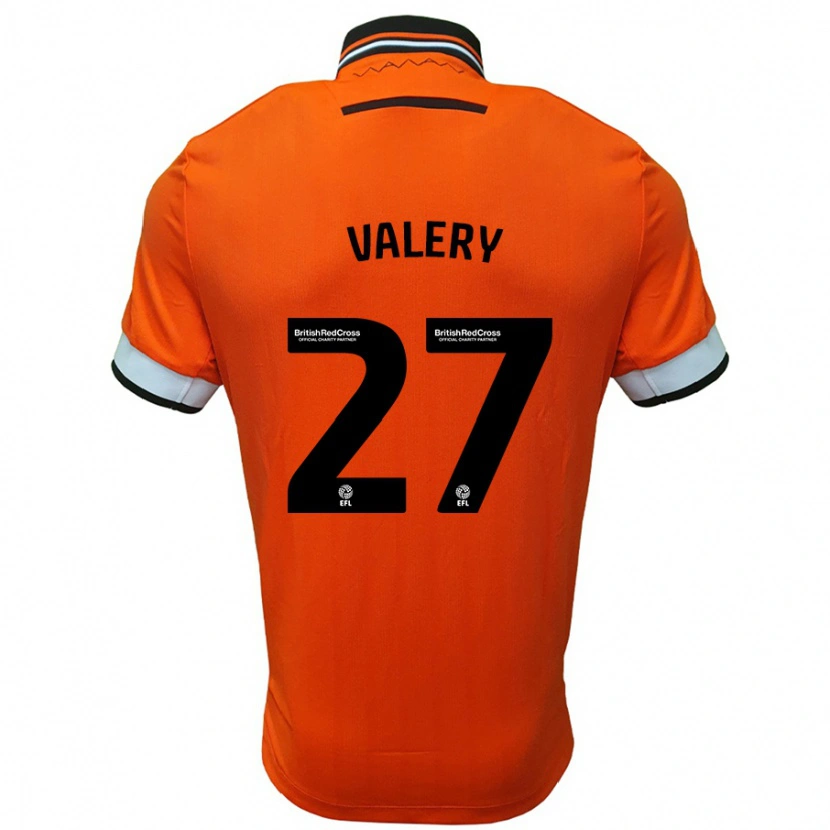 Danxen Heren Yan Valery #27 Oranje Wit Uitshirt Uittenue 2024/25 T-Shirt