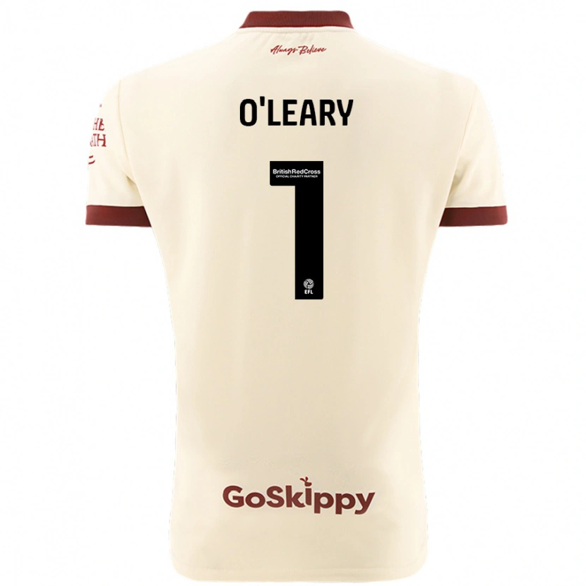 Danxen Heren Max O'leary #1 Crèmewit Uitshirt Uittenue 2024/25 T-Shirt