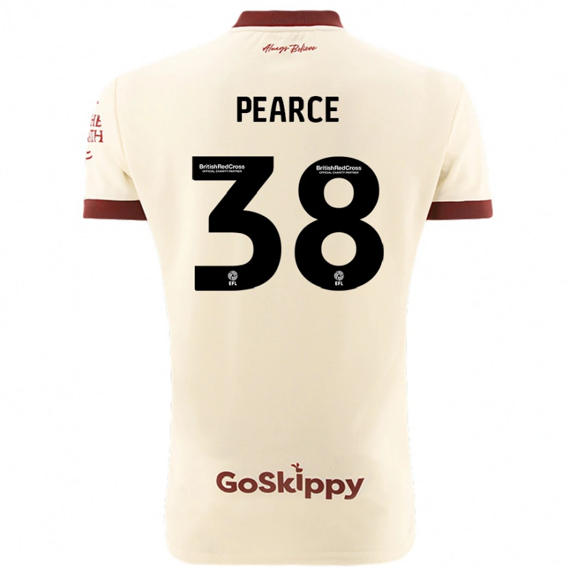 Danxen Heren Manon Pearce #38 Crèmewit Uitshirt Uittenue 2024/25 T-Shirt