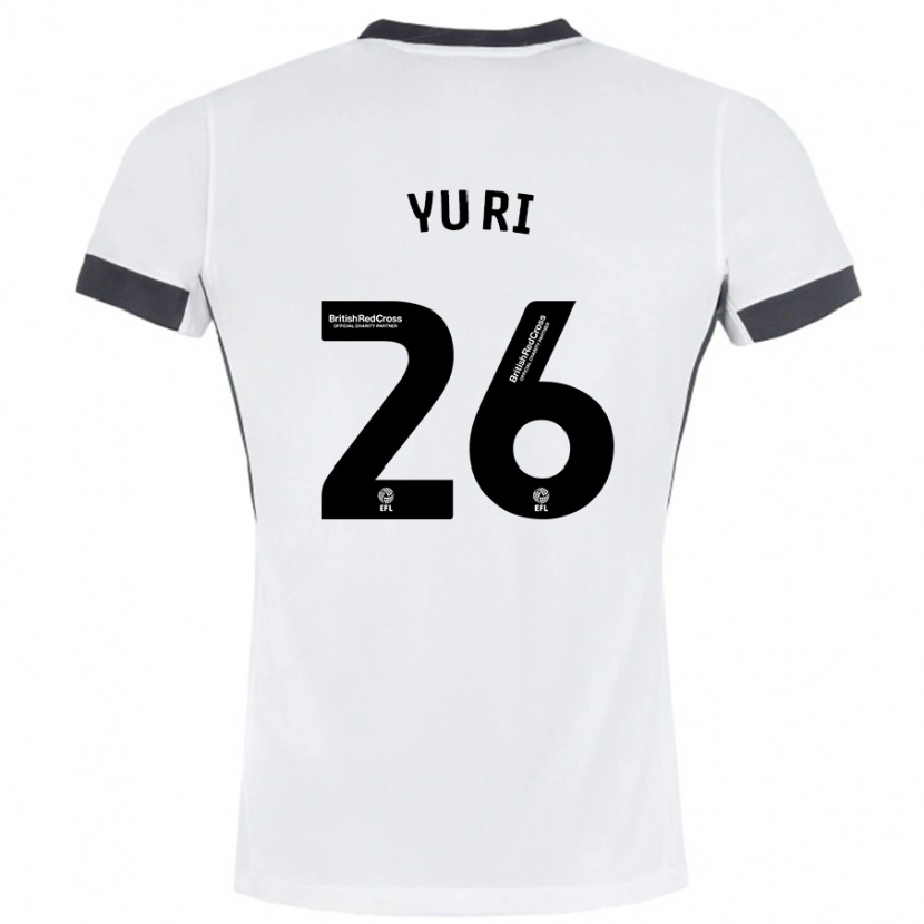 Danxen Heren Choe Yu-Ri #26 Wit Zwart Uitshirt Uittenue 2024/25 T-Shirt