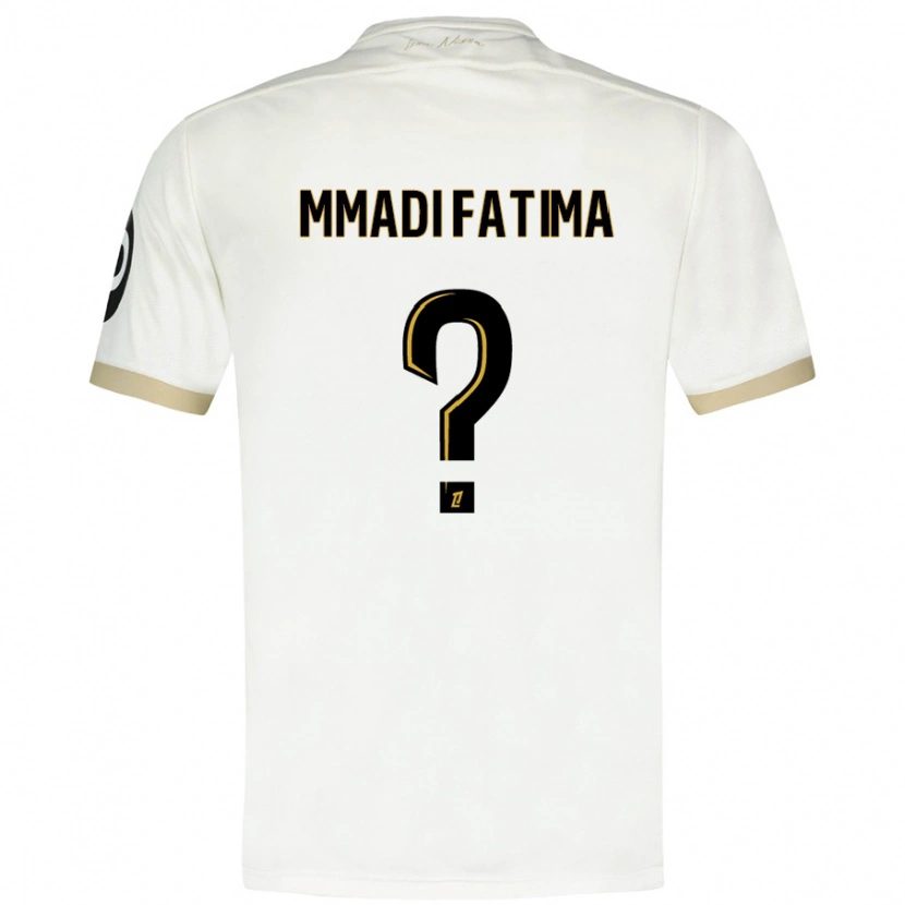 Danxen Heren Ismael Mmadi Fatima #0 Wit Goud Uitshirt Uittenue 2024/25 T-Shirt