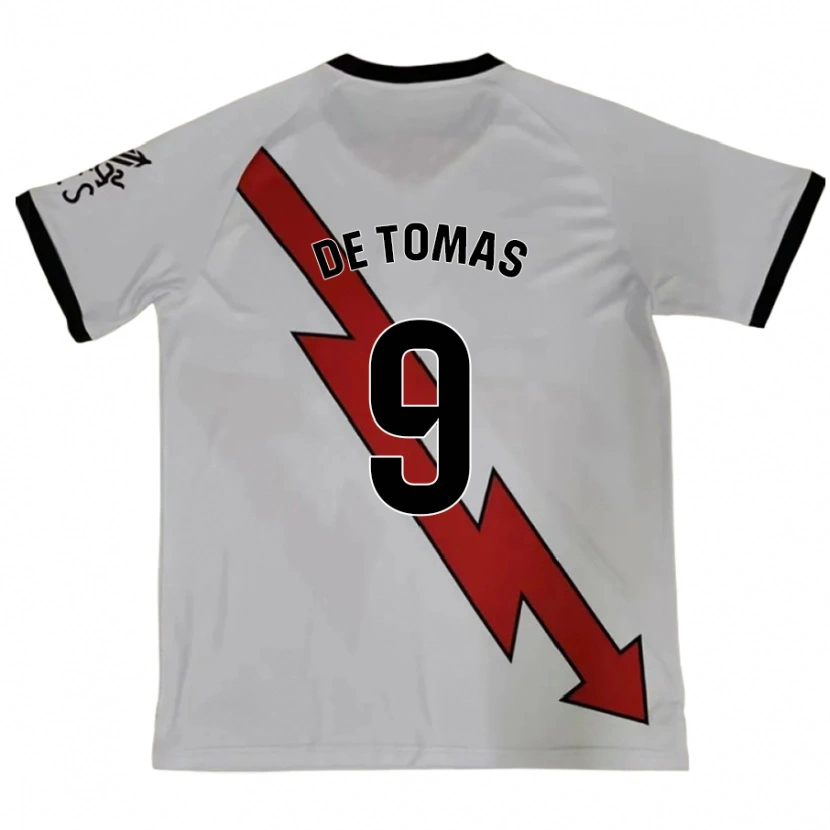 Danxen Heren Raúl De Tomás #9 Rood Uitshirt Uittenue 2024/25 T-Shirt