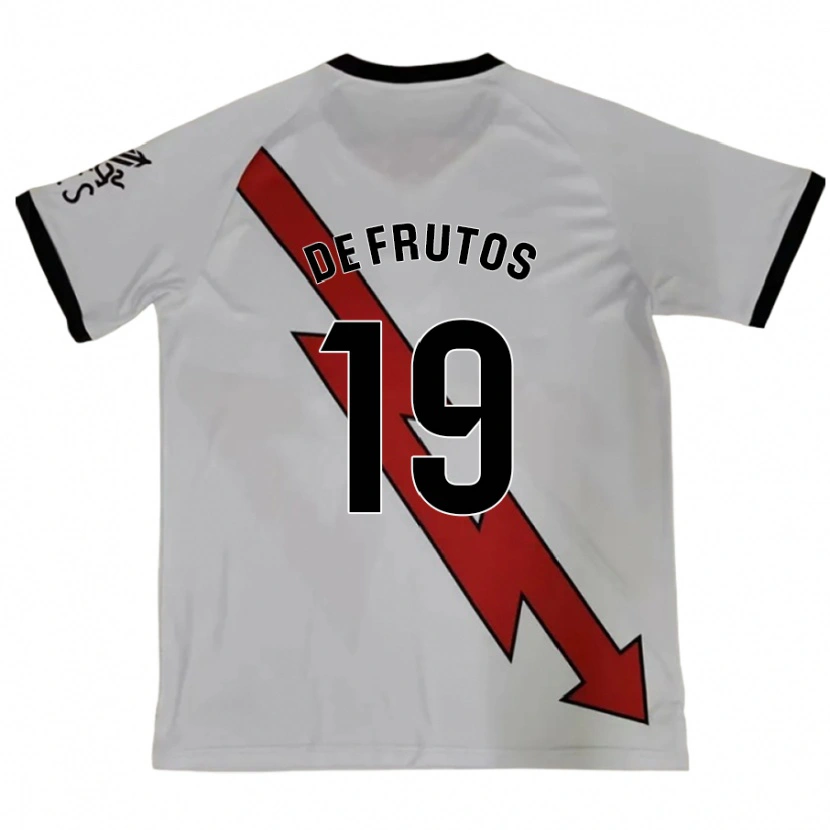 Danxen Heren Jorge De Frutos #19 Rood Uitshirt Uittenue 2024/25 T-Shirt