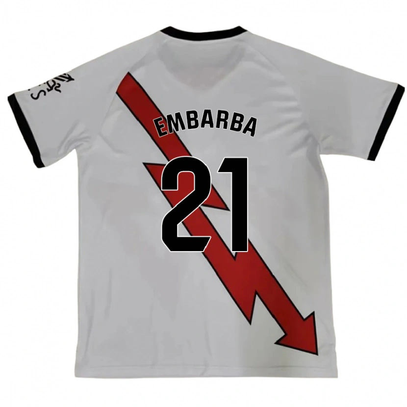 Danxen Heren Adrián Embarba #21 Rood Uitshirt Uittenue 2024/25 T-Shirt