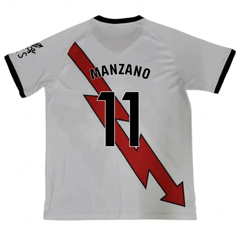 Danxen Heren Sergio Manzano #11 Rood Uitshirt Uittenue 2024/25 T-Shirt