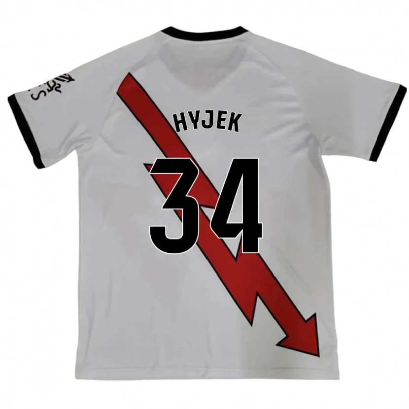 Danxen Heren David Hyjek #34 Rood Uitshirt Uittenue 2024/25 T-Shirt