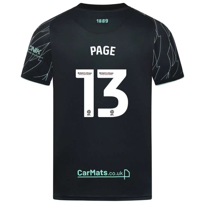 Danxen Heren Olivia Page #13 Zwart Groen Uitshirt Uittenue 2024/25 T-Shirt