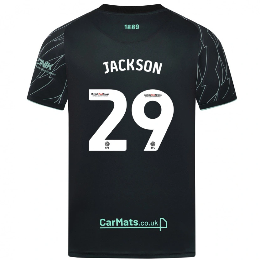 Danxen Heren Fallon Connolly-Jackson #29 Zwart Groen Uitshirt Uittenue 2024/25 T-Shirt