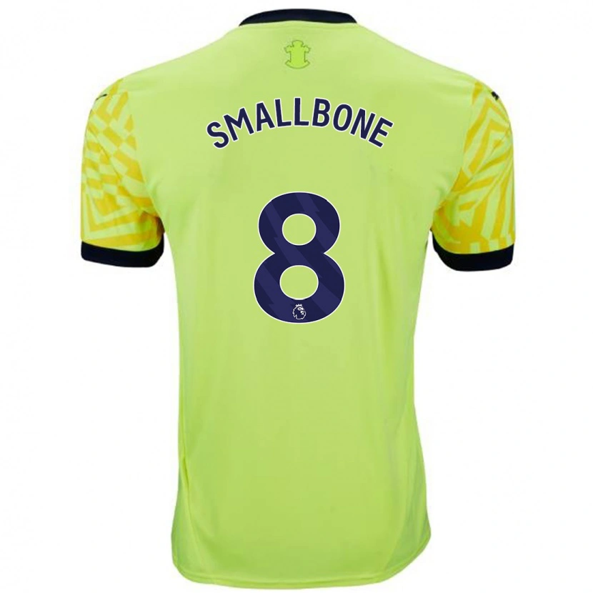 Danxen Heren Will Smallbone #8 Geel Uitshirt Uittenue 2024/25 T-Shirt