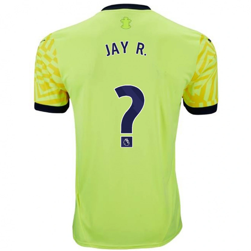 Danxen Heren Jay Robinson #0 Geel Uitshirt Uittenue 2024/25 T-Shirt