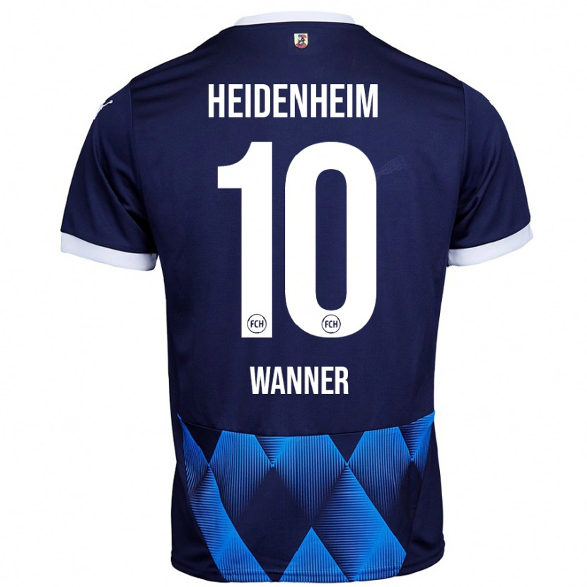 Danxen Heren Paul Wanner #10 Donker Marineblauw Uitshirt Uittenue 2024/25 T-Shirt