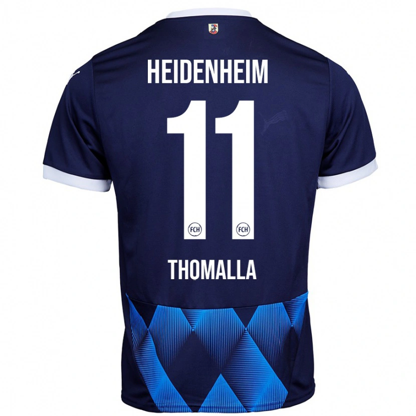 Danxen Heren Denis Thomalla #11 Donker Marineblauw Uitshirt Uittenue 2024/25 T-Shirt