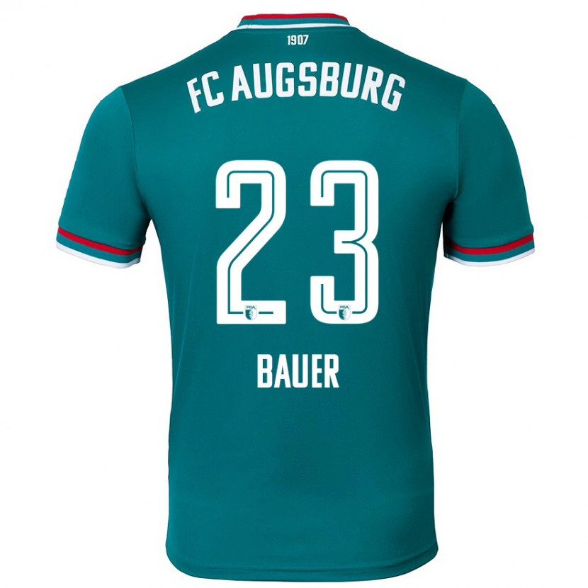 Danxen Heren Maximilian Bauer #23 Donkergroen Uitshirt Uittenue 2024/25 T-Shirt