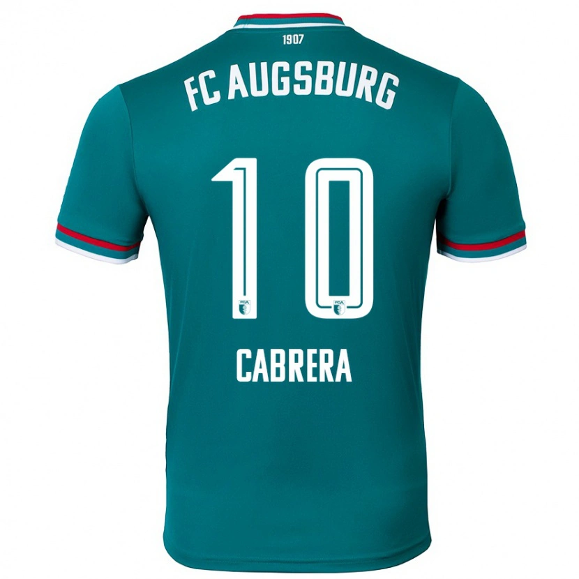 Danxen Heren Juan Cabrera #10 Donkergroen Uitshirt Uittenue 2024/25 T-Shirt