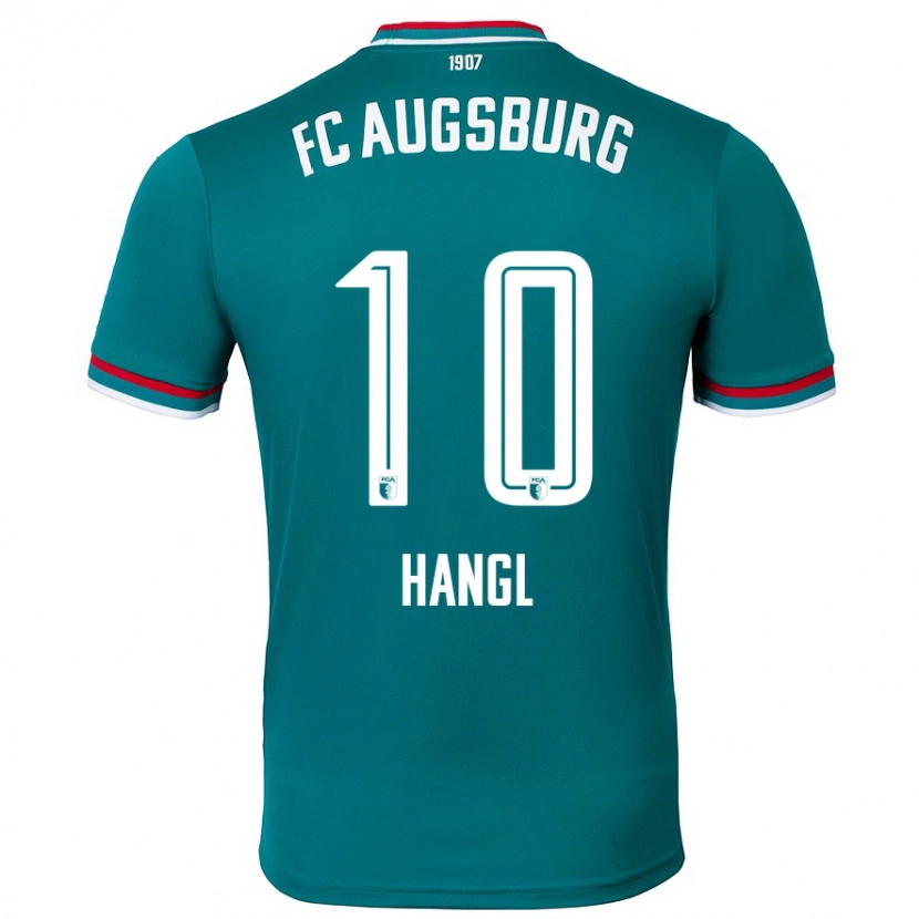 Danxen Heren Florian Hangl #10 Donkergroen Uitshirt Uittenue 2024/25 T-Shirt