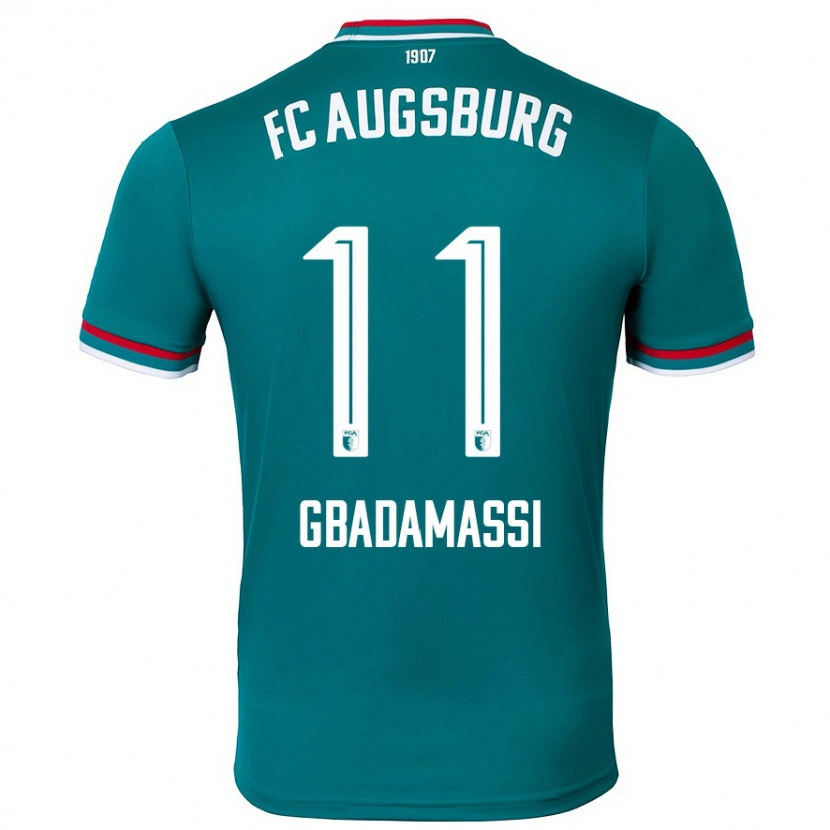 Danxen Heren Rayane Gbadamassi #11 Donkergroen Uitshirt Uittenue 2024/25 T-Shirt