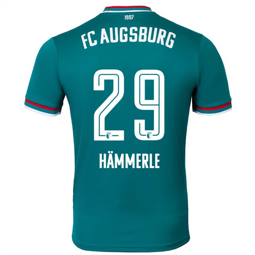 Danxen Heren Mauro Hämmerle #29 Donkergroen Uitshirt Uittenue 2024/25 T-Shirt