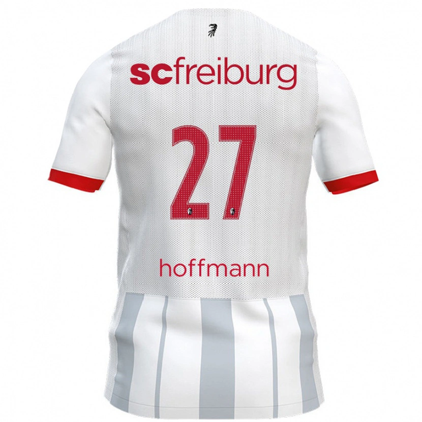 Danxen Heren Giovanna Hoffmann #27 Wit Grijs Uitshirt Uittenue 2024/25 T-Shirt