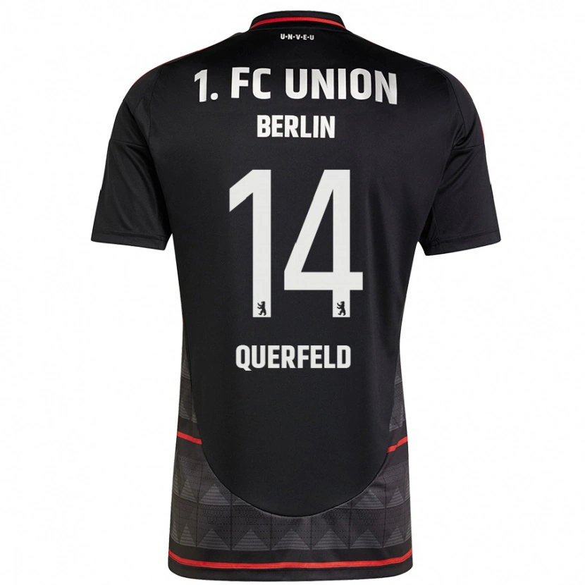 Danxen Heren Leopold Querfeld #14 Zwart Uitshirt Uittenue 2024/25 T-Shirt