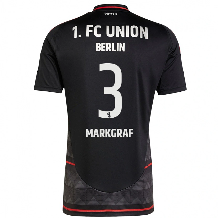 Danxen Heren Andrik Markgraf #3 Zwart Uitshirt Uittenue 2024/25 T-Shirt