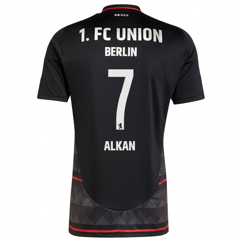 Danxen Heren Musa Alkan #7 Zwart Uitshirt Uittenue 2024/25 T-Shirt