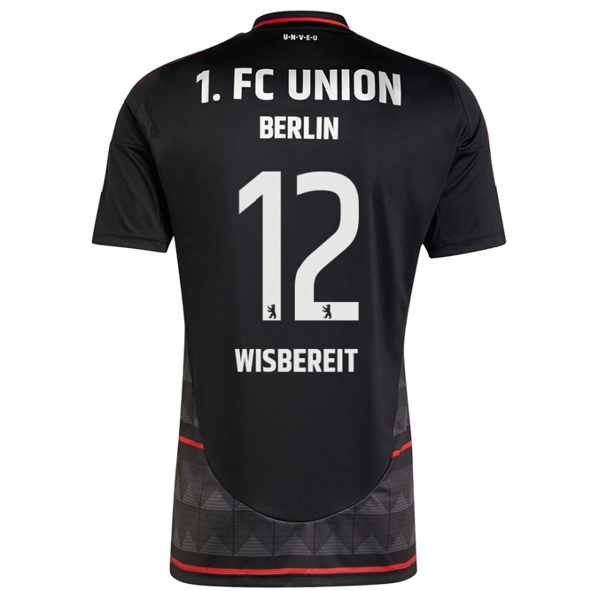 Danxen Heren Tom Wisbereit #12 Zwart Uitshirt Uittenue 2024/25 T-Shirt