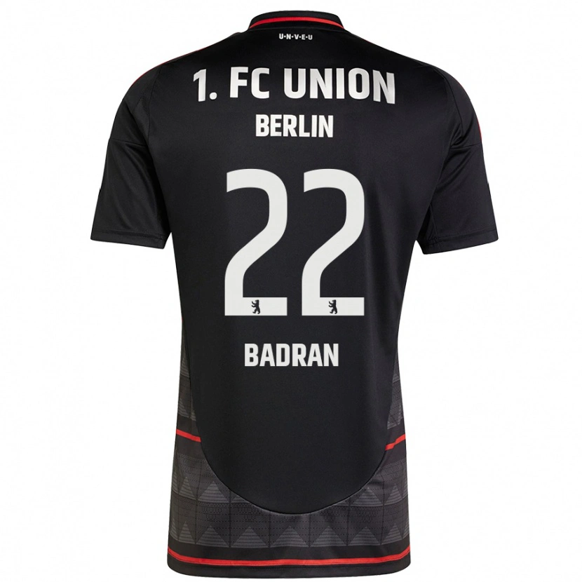 Danxen Heren Ahmad Badran #22 Zwart Uitshirt Uittenue 2024/25 T-Shirt