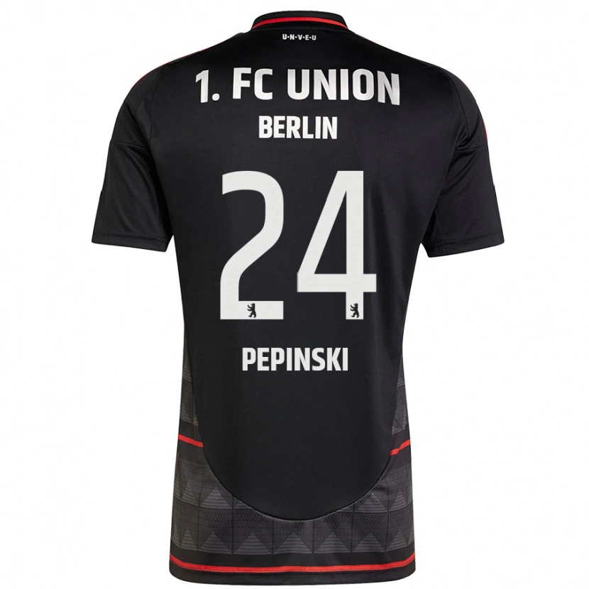 Danxen Heren Louis Pepinski #24 Zwart Uitshirt Uittenue 2024/25 T-Shirt