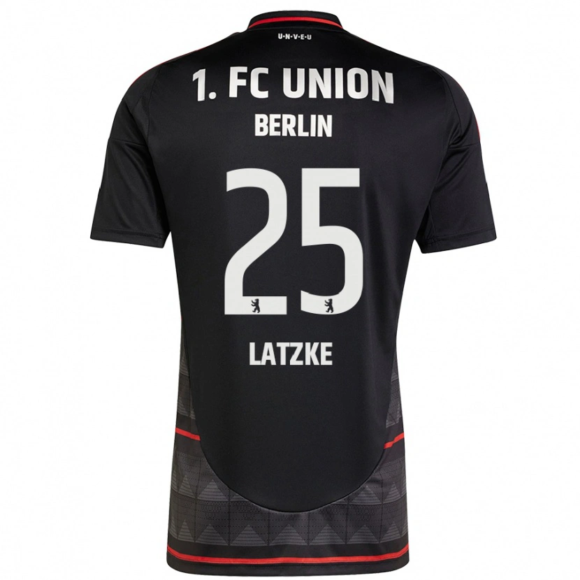 Danxen Heren Jannes Latzke #25 Zwart Uitshirt Uittenue 2024/25 T-Shirt