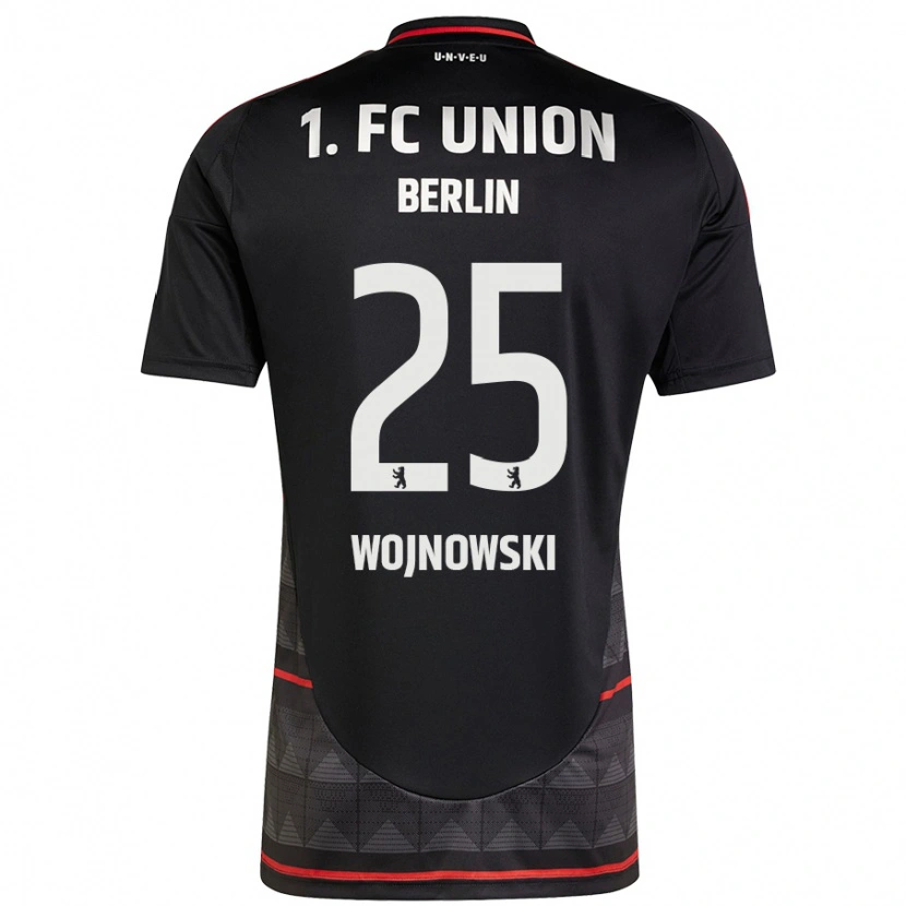 Danxen Heren Wiktorian Wojnowski #25 Zwart Uitshirt Uittenue 2024/25 T-Shirt