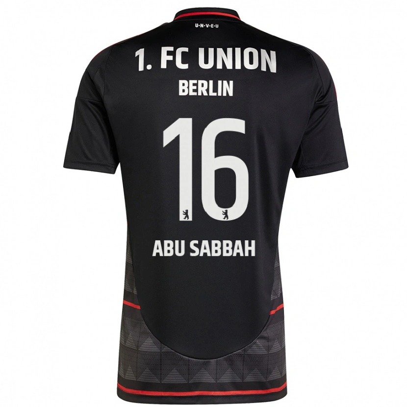 Danxen Heren Sarah Abu Sabbah #16 Zwart Uitshirt Uittenue 2024/25 T-Shirt