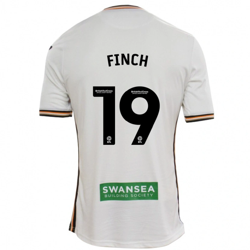 Danxen Dames Lucy Finch #19 Wit Thuisshirt Thuistenue 2024/25 T-Shirt