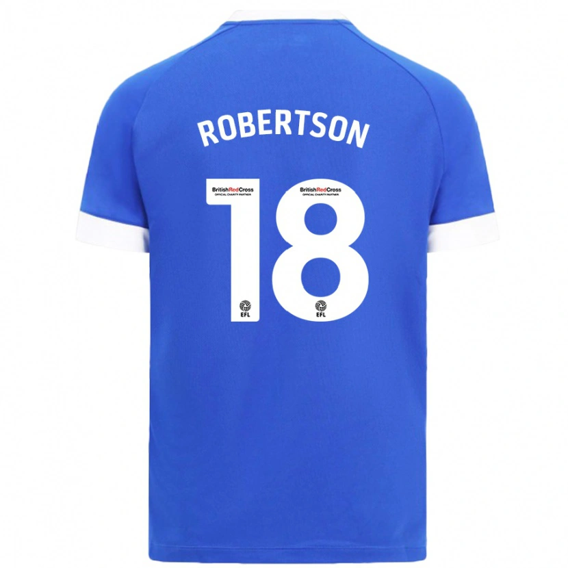 Danxen Dames Alex Robertson #18 Hemelsblauw Thuisshirt Thuistenue 2024/25 T-Shirt