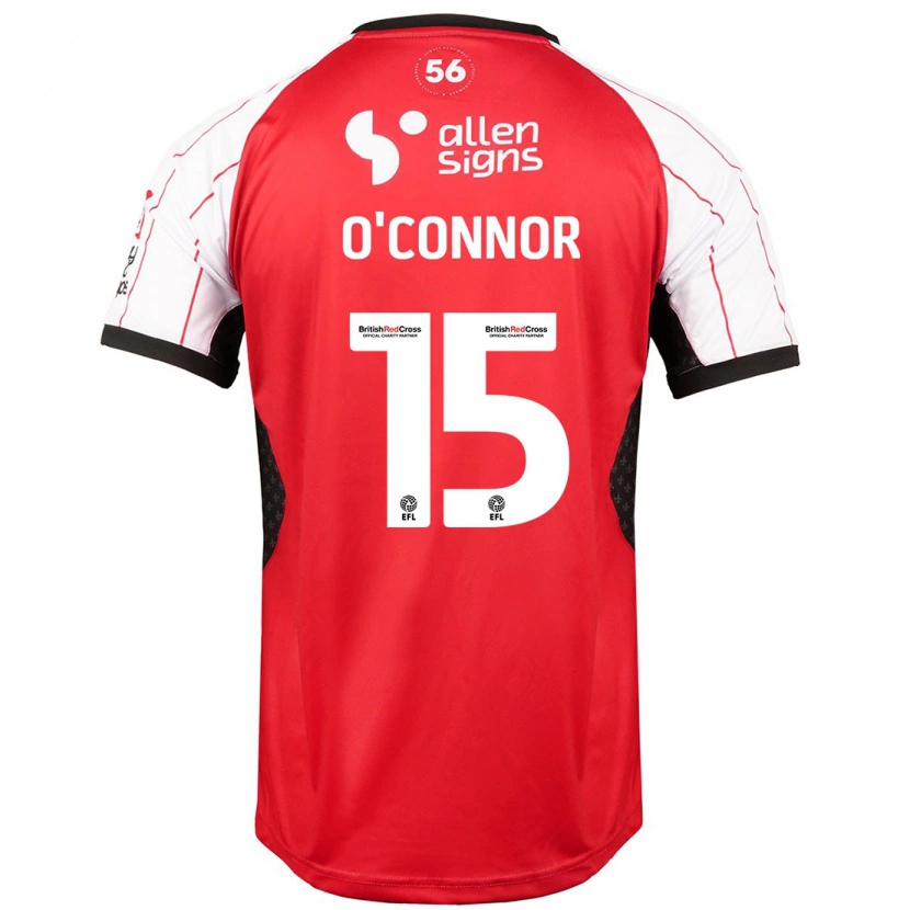 Danxen Dames Paudie O'connor #15 Wit Thuisshirt Thuistenue 2024/25 T-Shirt