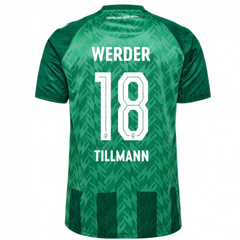 Danxen Dames Felix Tillmann #18 Groen Thuisshirt Thuistenue 2024/25 T-Shirt