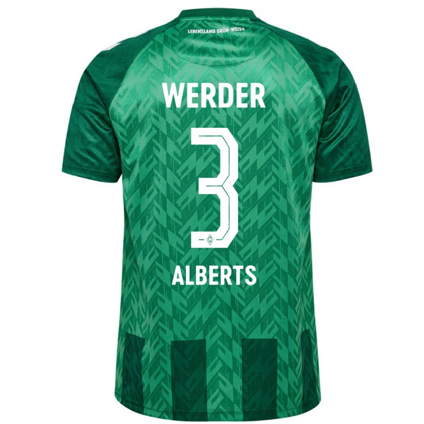 Danxen Dames Christopher Alberts #3 Groen Thuisshirt Thuistenue 2024/25 T-Shirt