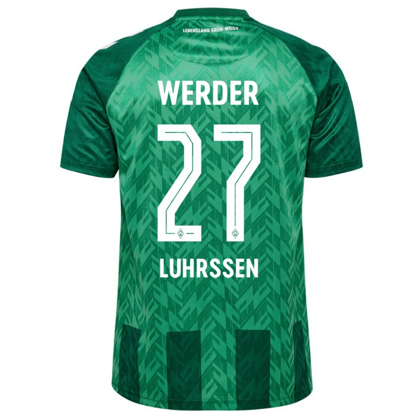 Danxen Dames Nina Luhrssen #27 Groen Thuisshirt Thuistenue 2024/25 T-Shirt