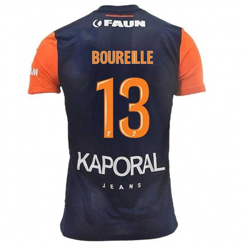 Danxen Dames Celeste Boureille #13 Marineblauw Oranje Thuisshirt Thuistenue 2024/25 T-Shirt