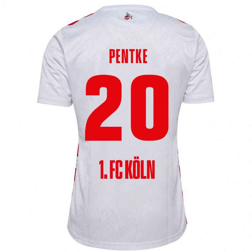 Danxen Dames Philipp Pentke #20 Wit Rood Thuisshirt Thuistenue 2024/25 T-Shirt