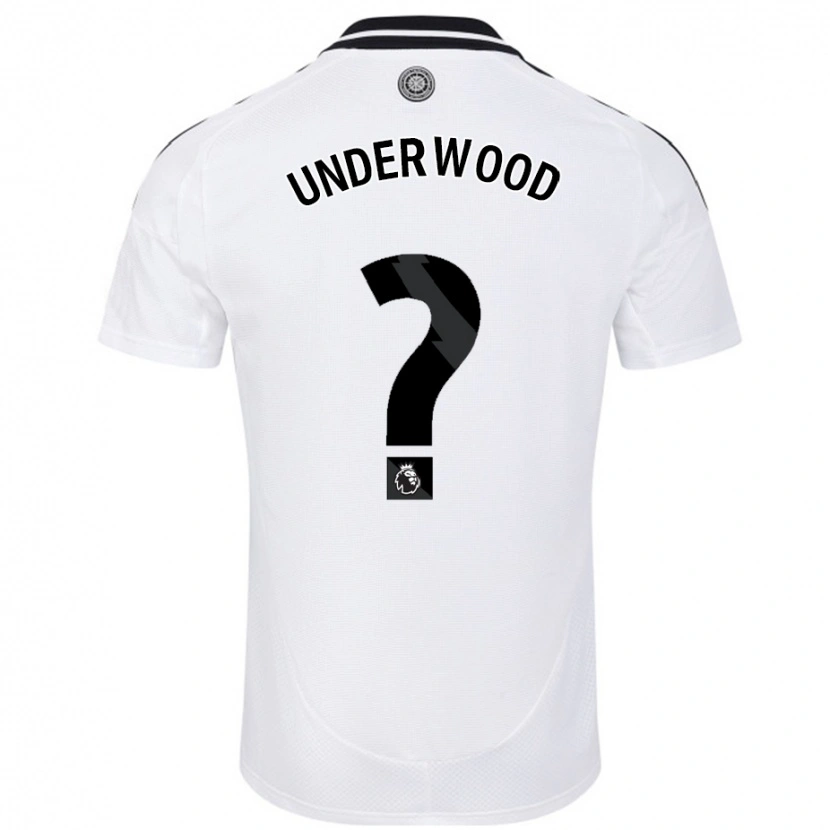 Danxen Dames Marco Underwood #0 Wit Thuisshirt Thuistenue 2024/25 T-Shirt