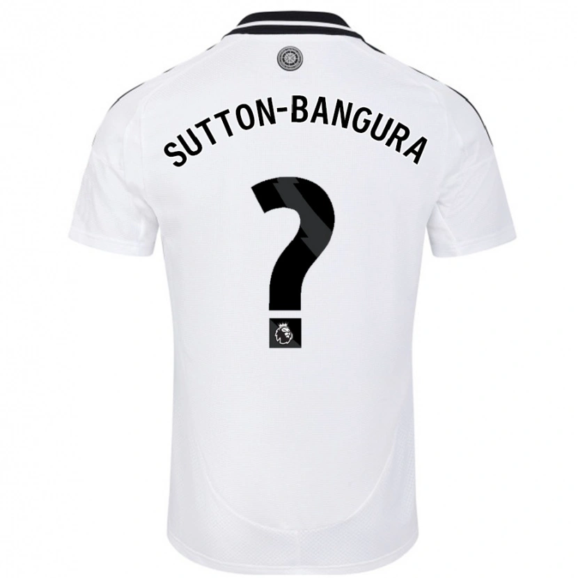 Danxen Dames William Sutton-Bangura #0 Wit Thuisshirt Thuistenue 2024/25 T-Shirt